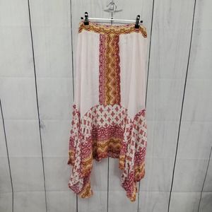 JohnPaulRichard Boho Gauze Woven Handkerchief Hem Skirt - EUC Womens Medium